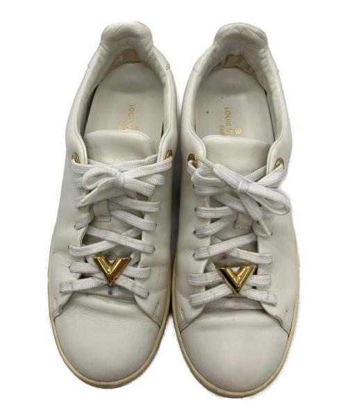 LOUIS VUITTON（ルイ ヴィトン）LOUIS VUITTON (ルイ ヴィトン) LOUIS VUITTON　フロント・ローライン・スニーカー ホワイト サイズ:36 1/2の古着・服飾アイテム