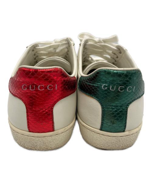 GUCCI（グッチ）GUCCI (グッチ) GUCCI　シェリーライン　スニーカー ホワイト サイズ:36の古着・服飾アイテム