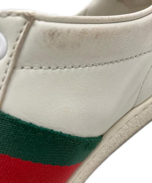 GUCCI（グッチ）GUCCI (グッチ) GUCCI　シェリーライン　スニーカー ホワイト サイズ:36の古着・服飾アイテム