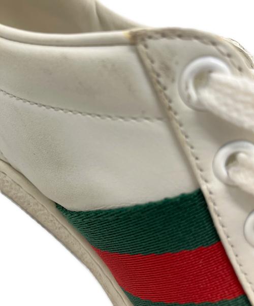 GUCCI（グッチ）GUCCI (グッチ) GUCCI　シェリーライン　スニーカー ホワイト サイズ:36の古着・服飾アイテム