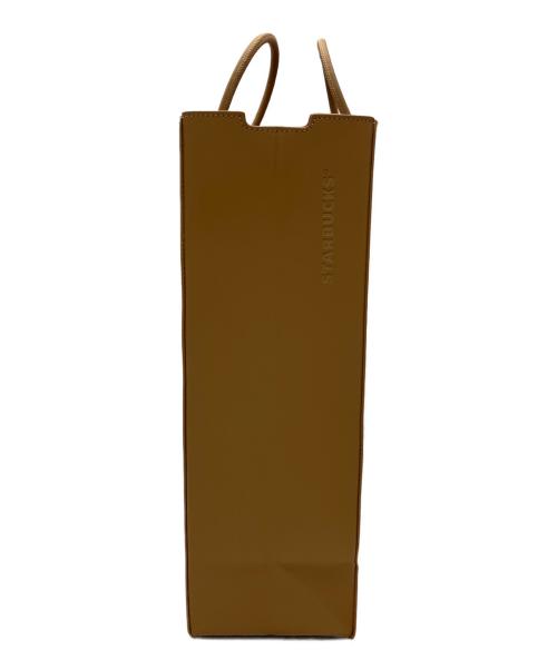 STARBUCKS COFFEE（スターバックス コーヒー）STARBUCKS COFFEE (スターバックスコーヒー) STARBUCKS COFFEE　2WAYレザートートバッグ ブラウン 未使用品の古着・服飾アイテム