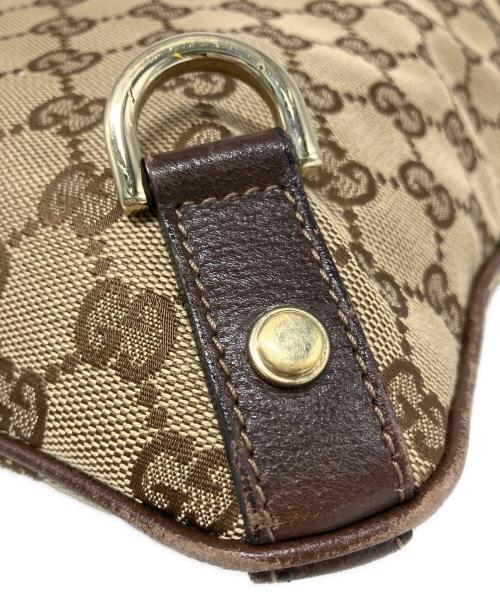 GUCCI（グッチ）GUCCI (グッチ) GUCCI　ショルダーバッグ ブラウン×ベージュの古着・服飾アイテム