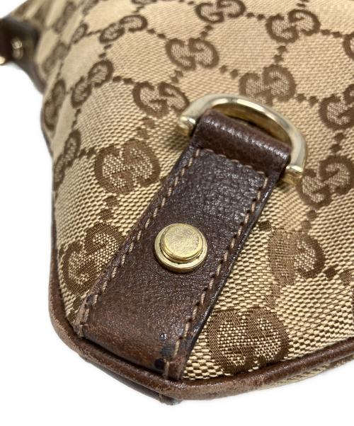 GUCCI（グッチ）GUCCI (グッチ) GUCCI　ショルダーバッグ ブラウン×ベージュの古着・服飾アイテム