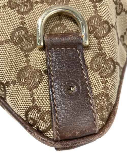 GUCCI（グッチ）GUCCI (グッチ) GUCCI　ショルダーバッグ ブラウン×ベージュの古着・服飾アイテム