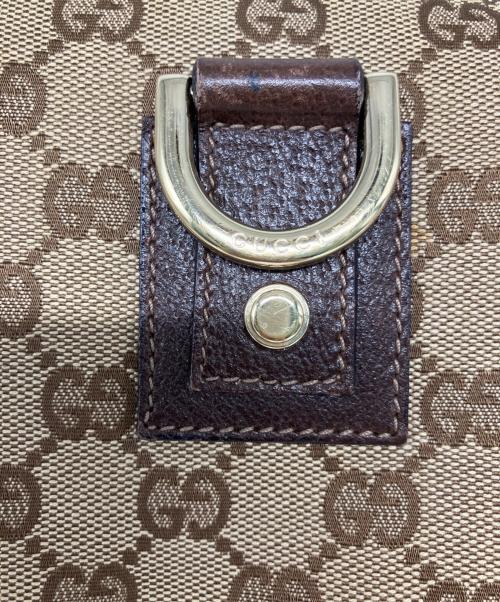 GUCCI（グッチ）GUCCI (グッチ) GUCCI　ショルダーバッグ ブラウン×ベージュの古着・服飾アイテム