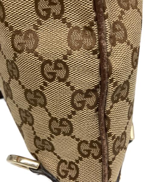 GUCCI（グッチ）GUCCI (グッチ) GUCCI　ショルダーバッグ ブラウン×ベージュの古着・服飾アイテム
