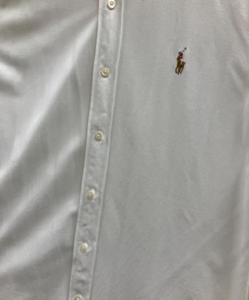 POLO RALPH LAUREN（ポロ・ラルフローレン）POLO RALPH LAUREN (ポロ・ラルフローレン) KNIT OXFORD ホワイト サイズ:Mの古着・服飾アイテム