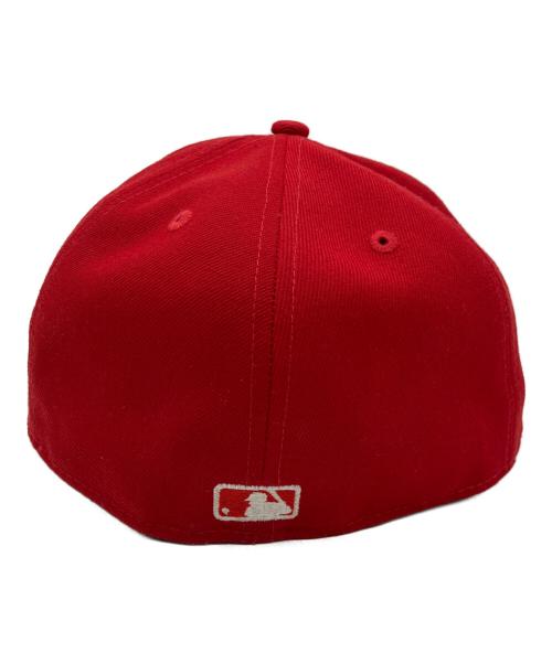 New Era（ニューエラ）New Era (ニューエラ) New Era　キャップ レッド サイズ:58.7㎝の古着・服飾アイテム