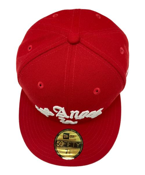 New Era（ニューエラ）New Era (ニューエラ) New Era　キャップ レッド サイズ:58.7㎝の古着・服飾アイテム