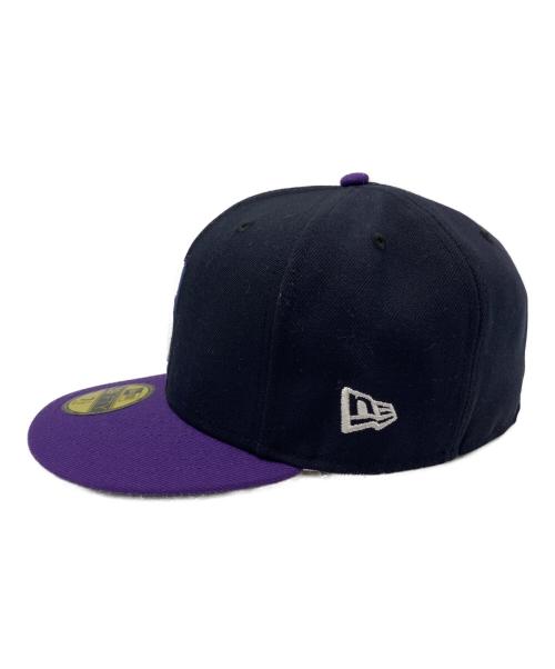 New Era（ニューエラ）New Era (ニューエラ) New Era　キャップ パープル×ブラック サイズ:59.6㎝の古着・服飾アイテム