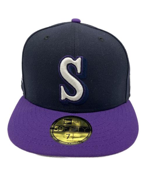 New Era（ニューエラ）New Era (ニューエラ) New Era　キャップ パープル×ブラック サイズ:59.6㎝の古着・服飾アイテム