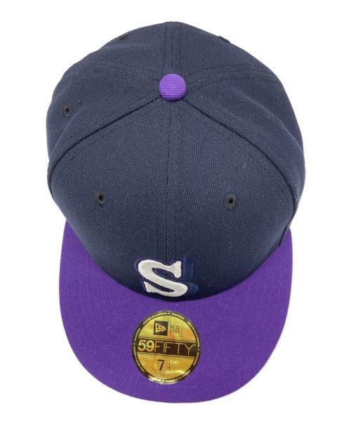 New Era（ニューエラ）New Era (ニューエラ) New Era　キャップ パープル×ブラック サイズ:59.6㎝の古着・服飾アイテム