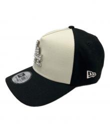 New Era（ニューエラ）の古着「New Era　キャップ」｜ブラック×アイボリー