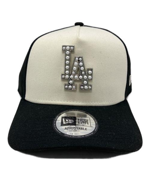New Era（ニューエラ）New Era (ニューエラ) New Era　キャップ ブラック×アイボリーの古着・服飾アイテム