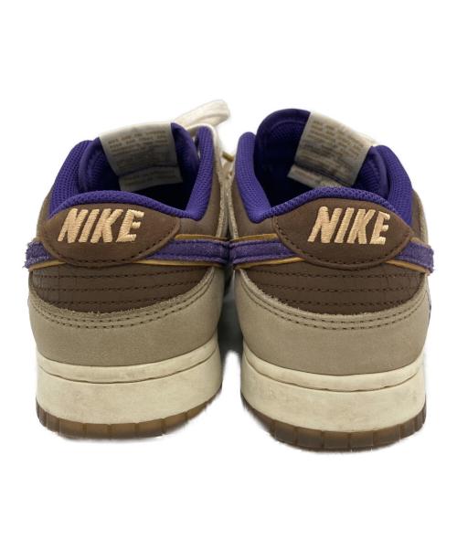 NIKE（ナイキ）NIKE (ナイキ) NIKE ローカットスニーカー ベージュ×ブラウン×パープル サイズ:27.5ｃｍの古着・服飾アイテム