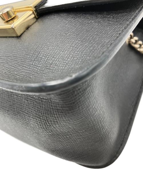 FURLA（フルラ）FURLA (フルラ) FURLA　チェーンショルダーバッグ ブラックの古着・服飾アイテム
