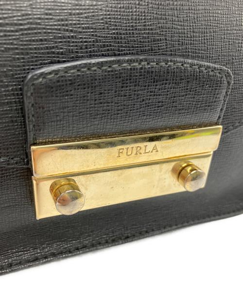 FURLA（フルラ）FURLA (フルラ) FURLA　チェーンショルダーバッグ ブラックの古着・服飾アイテム