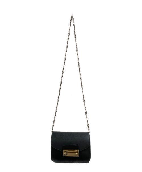 FURLA（フルラ）FURLA (フルラ) FURLA　チェーンショルダーバッグ ブラックの古着・服飾アイテム