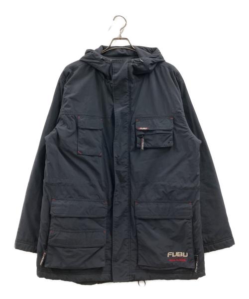 FUBU（フブ）FUBU (フブ) 中綿ジャケット ブラック サイズ:Lの古着・服飾アイテム