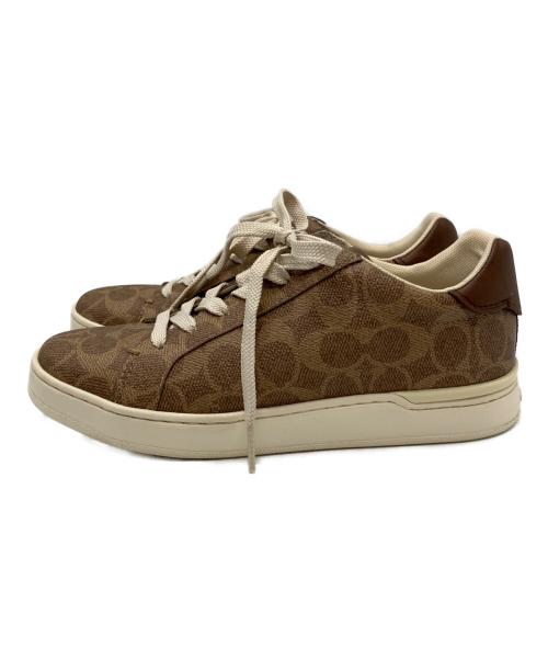 COACH（コーチ）COACH (コーチ) COACH ローカットスニーカー ベージュ サイズ:23ｃｍの古着・服飾アイテム