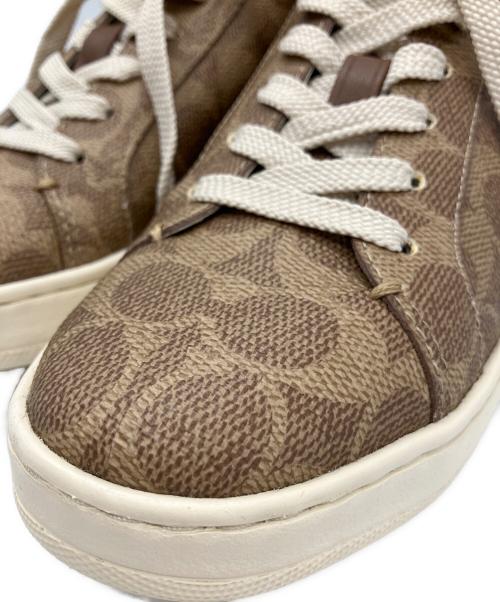 COACH（コーチ）COACH (コーチ) COACH ローカットスニーカー ベージュ サイズ:23ｃｍの古着・服飾アイテム