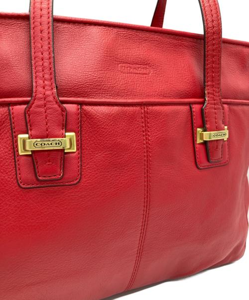 COACH（コーチ）COACH (コーチ) COACH　トートバッグ レッドの古着・服飾アイテム