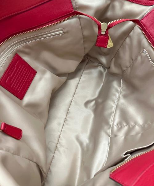 COACH（コーチ）COACH (コーチ) COACH　トートバッグ レッドの古着・服飾アイテム