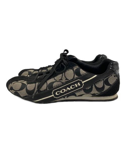 COACH（コーチ）COACH (コーチ) COACH スニーカー ブラック サイズ:24.5ｃｍの古着・服飾アイテム