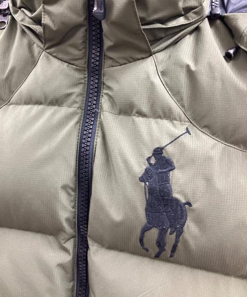 POLO RALPH LAUREN（ポロ・ラルフローレン）POLO RALPH LAUREN (ポロ・ラルフローレン) ダウンベスト カーキ サイズ:Sの古着・服飾アイテム