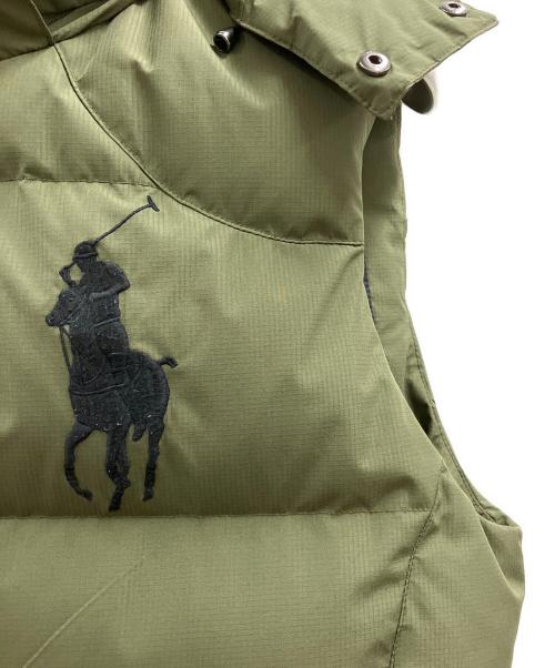 POLO RALPH LAUREN（ポロ・ラルフローレン）POLO RALPH LAUREN (ポロ・ラルフローレン) ダウンベスト カーキ サイズ:Sの古着・服飾アイテム