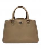 COACHコーチ）の古着「COACH　ハンドバッグ」｜ベージュ