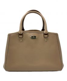 COACH（コーチ）の古着「COACH　ハンドバッグ」｜ベージュ