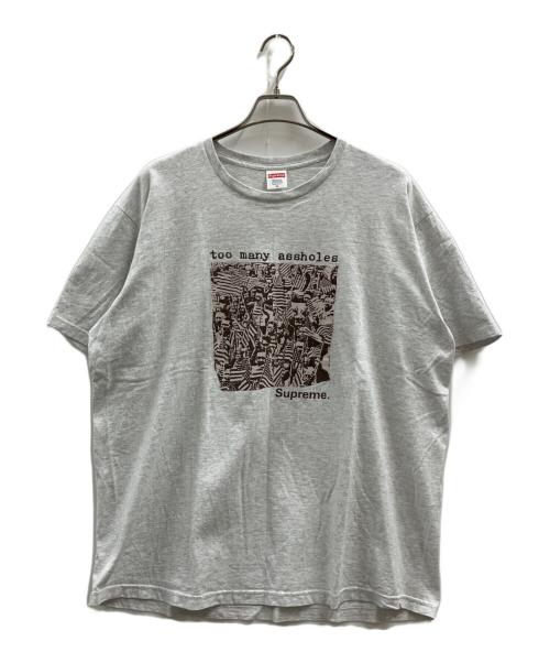SUPREME（シュプリーム）Supreme (シュプリーム) Supreme　Too Many Assholes Tee グレー サイズ:XLの古着・服飾アイテム