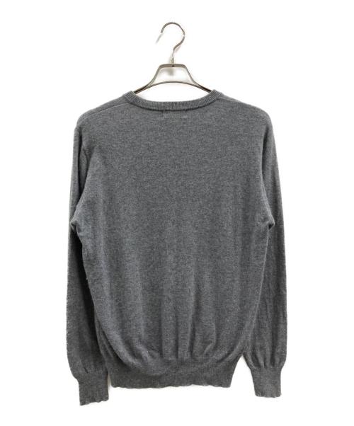 Hysteric Glamour（ヒステリックグラマー）Hysteric Glamour (ヒステリックグラマー) 薄手ニット グレー サイズ:Mの古着・服飾アイテム
