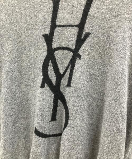 Hysteric Glamour（ヒステリックグラマー）Hysteric Glamour (ヒステリックグラマー) 薄手ニット グレー サイズ:Mの古着・服飾アイテム