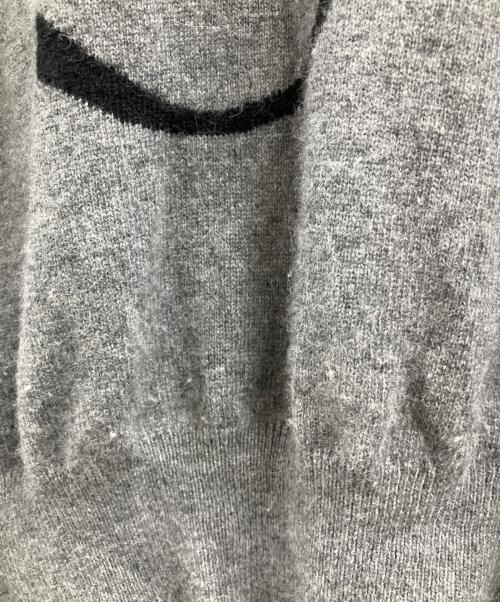 Hysteric Glamour（ヒステリックグラマー）Hysteric Glamour (ヒステリックグラマー) 薄手ニット グレー サイズ:Mの古着・服飾アイテム
