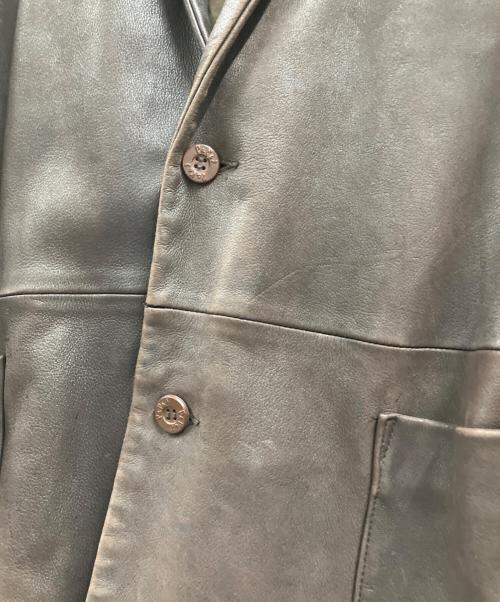 PAPAS（パパス）PAPAS (パパス) レザーコート ブラウン サイズ:不明の古着・服飾アイテム
