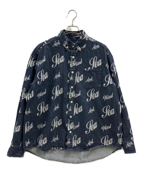 WIND AND SEA（ウィンダンシー）WIND AND SEA (ウィンダンシー) WIND AND SEA　デニムシャツ ネイビー サイズ:Mの古着・服飾アイテム