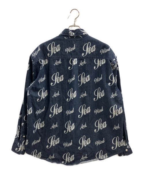 WIND AND SEA（ウィンダンシー）WIND AND SEA (ウィンダンシー) WIND AND SEA　デニムシャツ ネイビー サイズ:Mの古着・服飾アイテム
