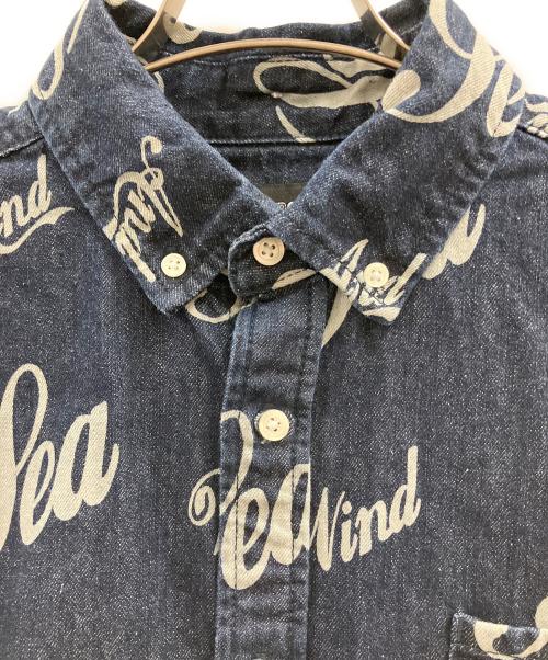 WIND AND SEA（ウィンダンシー）WIND AND SEA (ウィンダンシー) WIND AND SEA　デニムシャツ ネイビー サイズ:Mの古着・服飾アイテム