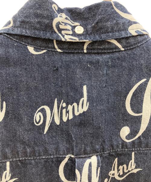 WIND AND SEA（ウィンダンシー）WIND AND SEA (ウィンダンシー) WIND AND SEA　デニムシャツ ネイビー サイズ:Mの古着・服飾アイテム