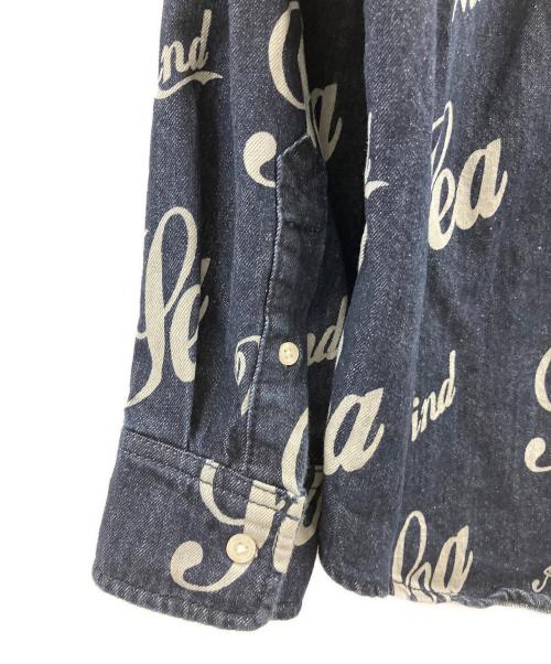 WIND AND SEA（ウィンダンシー）WIND AND SEA (ウィンダンシー) WIND AND SEA　デニムシャツ ネイビー サイズ:Mの古着・服飾アイテム