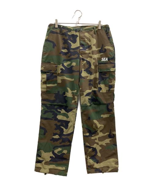 WIND AND SEA（ウィンダンシー）WIND AND SEA (ウィンダンシー) MILITARY CARGO PANTS カーキ サイズ:Mの古着・服飾アイテム