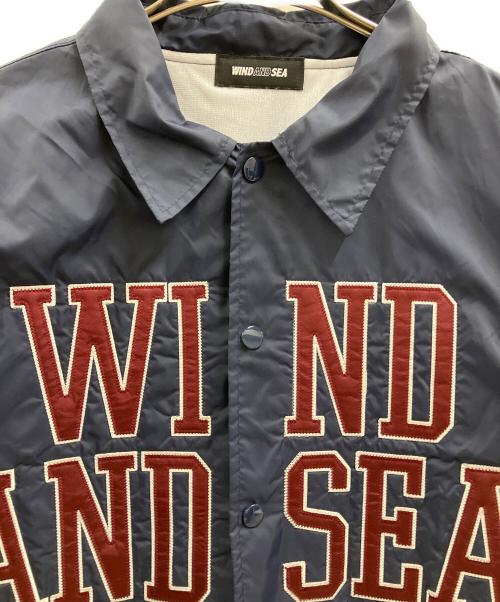 WIND AND SEA（ウィンダンシー）WIND AND SEA (ウィンダンシー) WIND AND SEA　ブルゾン ネイビー サイズ:Lの古着・服飾アイテム