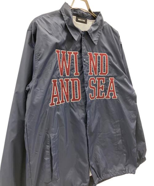 WIND AND SEA（ウィンダンシー）WIND AND SEA (ウィンダンシー) WIND AND SEA　ブルゾン ネイビー サイズ:Lの古着・服飾アイテム