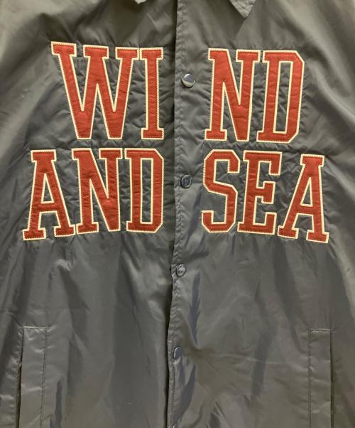 WIND AND SEA（ウィンダンシー）WIND AND SEA (ウィンダンシー) WIND AND SEA　ブルゾン ネイビー サイズ:Lの古着・服飾アイテム