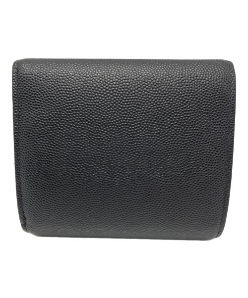 SAINT LAURENT（サンローラン）Saint Laurent (サンローラン) Saint Laurent　3つ折り財布 ブラックの古着・服飾アイテム