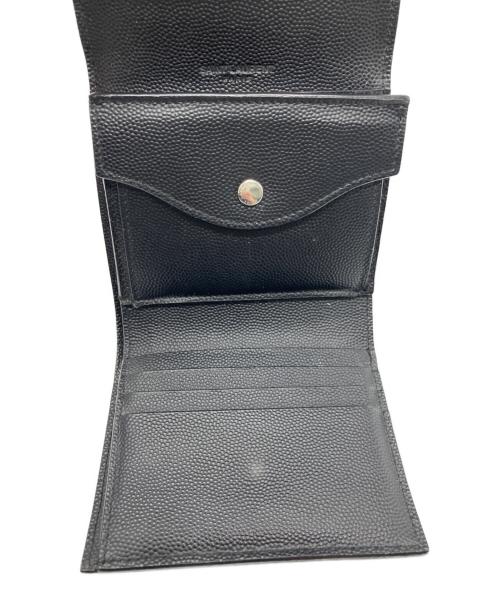 SAINT LAURENT（サンローラン）Saint Laurent (サンローラン) Saint Laurent　3つ折り財布 ブラックの古着・服飾アイテム