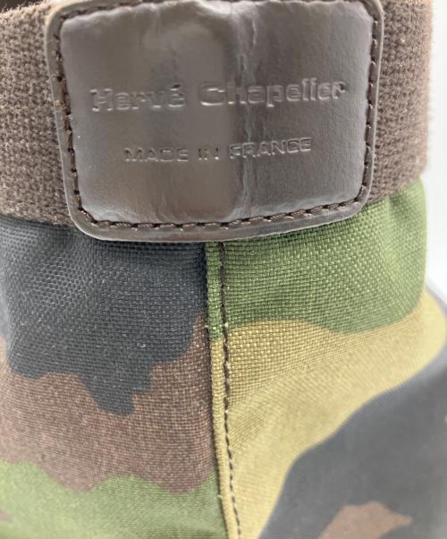 Herve Chapelier（エルベシャプリエ）Herve Chapelier (エルベシャプリエ) Herve Chapelier　舟型トートバッグ オリーブの古着・服飾アイテム
