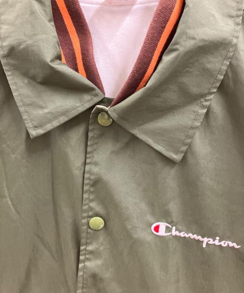 Champion（チャンピオン）Champion (チャンピオン) ナイロンジャケット グリーン サイズ:Mの古着・服飾アイテム